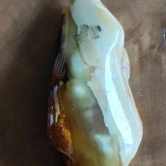 Genuine Natural Baltic Freeform Butterscotch Amber Pendant