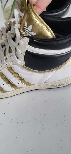 ADIDAS Unisex Sleek Series High Top Trainers Sz 7UK (Fit 6.5-7UK)