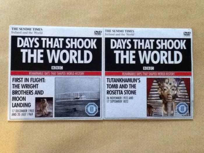 Days That Shook The World BBC DVD World History Wright Brothers Moon Landing