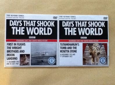 Days That Shook The World BBC DVD World History Wright Brothers Moon Landing