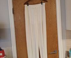 Primark  Ivory Lined Trouser.  S. L - 16.    B.N.W.T