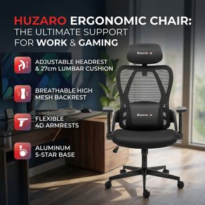 Huzaro Combat 2.7 Black Gaming Chair