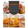 Hot Air Deep Fryer  LED Touch Panel with Temperature Control and Timer, Hot Air Circulation, 6 Presets without Oil Image 3