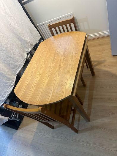 Table with two chairs