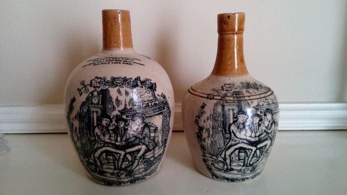 Auld Lang Syne Whisky Jugs. (Read Advert).