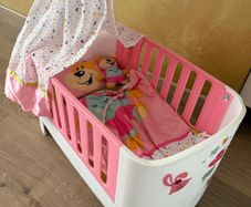 Baby born crib , baby born and accessories