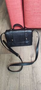 M&S Autograph Thick Pebbled Leather Satchel Bag