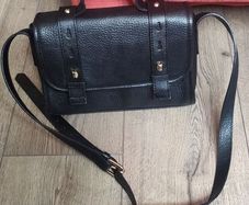 M&S Autograph Thick Pebbled Leather Satchel Bag