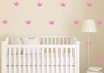 Crown Wall Sticker , Crown Wallpaper, Girls Nursery, Gift Ideas, Princess Crown Decals, Crown Wall Sticker, Gold Sticker