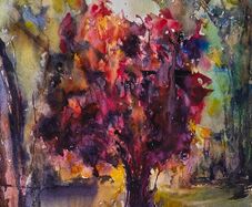 autumn jest watercolour