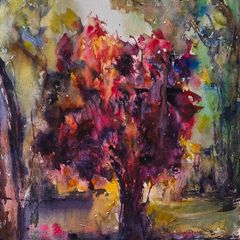 autumn jest watercolour