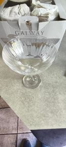 GALWAY CRYSTAL The Erne Clear Collection Erne Set of Four boxed Champagne Saucers