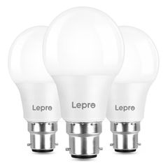 60W Equivalent, Warm White 2700K, 8.5W 806lm B22 LED Bulb, BC A60 Energy Saving Lightbulbs, Non-dimmable, Pack of 3