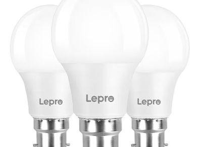 60W Equivalent, Warm White 2700K, 8.5W 806lm B22 LED Bulb, BC A60 Energy Saving Lightbulbs, Non-dimmable, Pack of 3