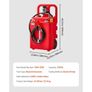 Diesel Transfer Tank, 32 Gallon, Portable Kerosene Tank with 12V DC 10GPM Electric Transfer Pump, 13 ft Delivery Hose & Self-sealing Nozzle Image 6