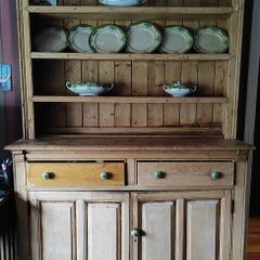antique pitch pine dresser