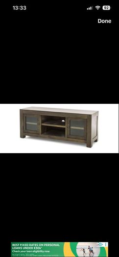 Montpelier walnut TV cabinet