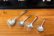 Antique Sugar Sifters x4
