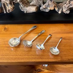 Antique Sugar Sifters x4