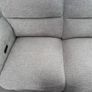 3 Seater Beige Fabric Power Recliner Sofa - Ashbrook Image 2