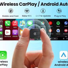 2 in 1 Wireless CarPlay Android Auto Adapter Apple Car play Dongle Mini Ai Box