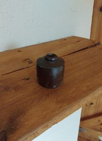 Antique Salt Glazed (penny ink well) 19 - 20th Century