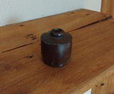 Antique Salt Glazed (penny ink well) 19 - 20th Century