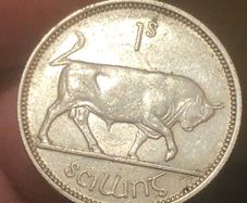 1942 Shilling Irish
