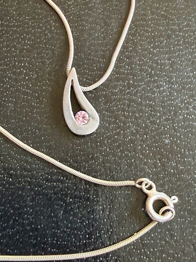 silver necklace