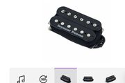 Seymour Duncan distortion humbucker pickup SH6 Neck Black