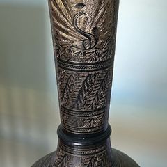 Asian Peacock Brass Lamp Base
