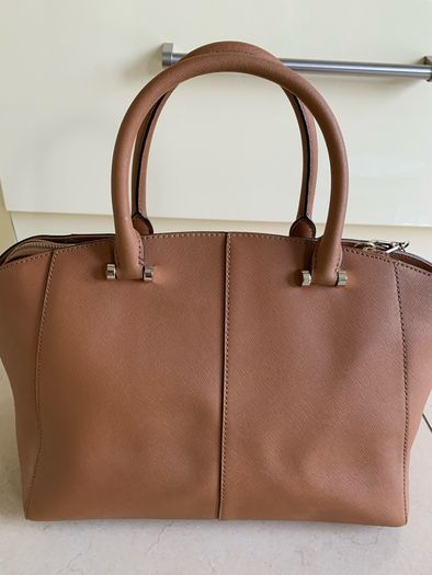 DKNY Tan Satchel Bag