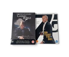 DVD James Bond Daniel Craig DOUBLE BUNDLE Casino Royale deluxe edition [2006] No Time to Die collectors edition [2021] Region 2 Ireland, UK and Europe