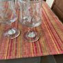 Etched vintage wine / sherry glasses Image 2