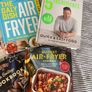 6 cook books and book stand Image 3
