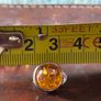 Baltic Amber clip-on earrings in sterling silver Image 4