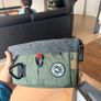 Cycling bag ULAC x AB3 Handlebar Bag  Waterproof Brand New  Dark Green Image 3