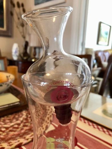 The Wine Buff Final Touch Glass 3-Phase Wine Aerator & Decanter Set - Pristine