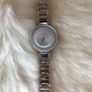 Brand New In Box Karen Millen silver with crystal dial watch Image 2