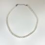 Pearl necklace with a silver clasp Image 2