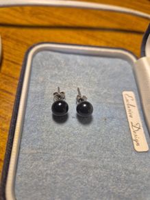 Vintage Black Earrings