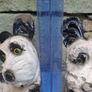 Vintage chalkware terrier dogs Image 6