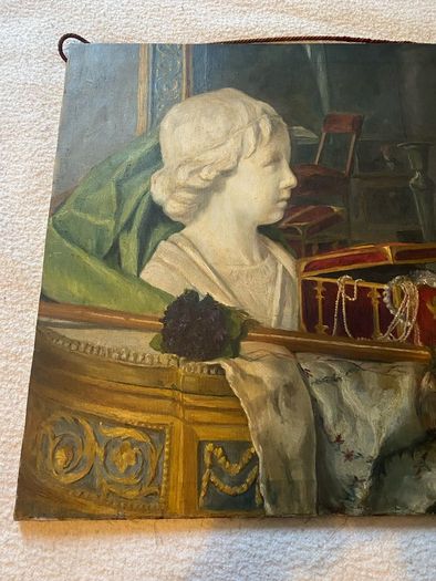 painting a very nice still life unframed