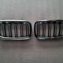 BMW 3 Series E90 E91 Lci Gloss Black Kidney Grilles Brand New Image 5