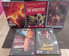 Mickey Rourke Dvd Collection Bundle The Wrestler Angel Heart Etc