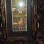 Balinese Painting in Carved Wooden Frame Image 3