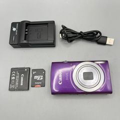 Canon IXUS 145 16.0MP 8x Optical Zoom Digital Camera- Purple - Tested - Full Kit