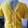 Yellow Lace Top Image 2