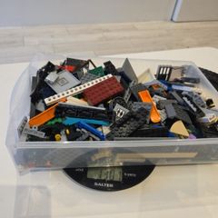 box of lego grey