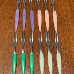 12 Vintage Time Machine Cocktail Forks